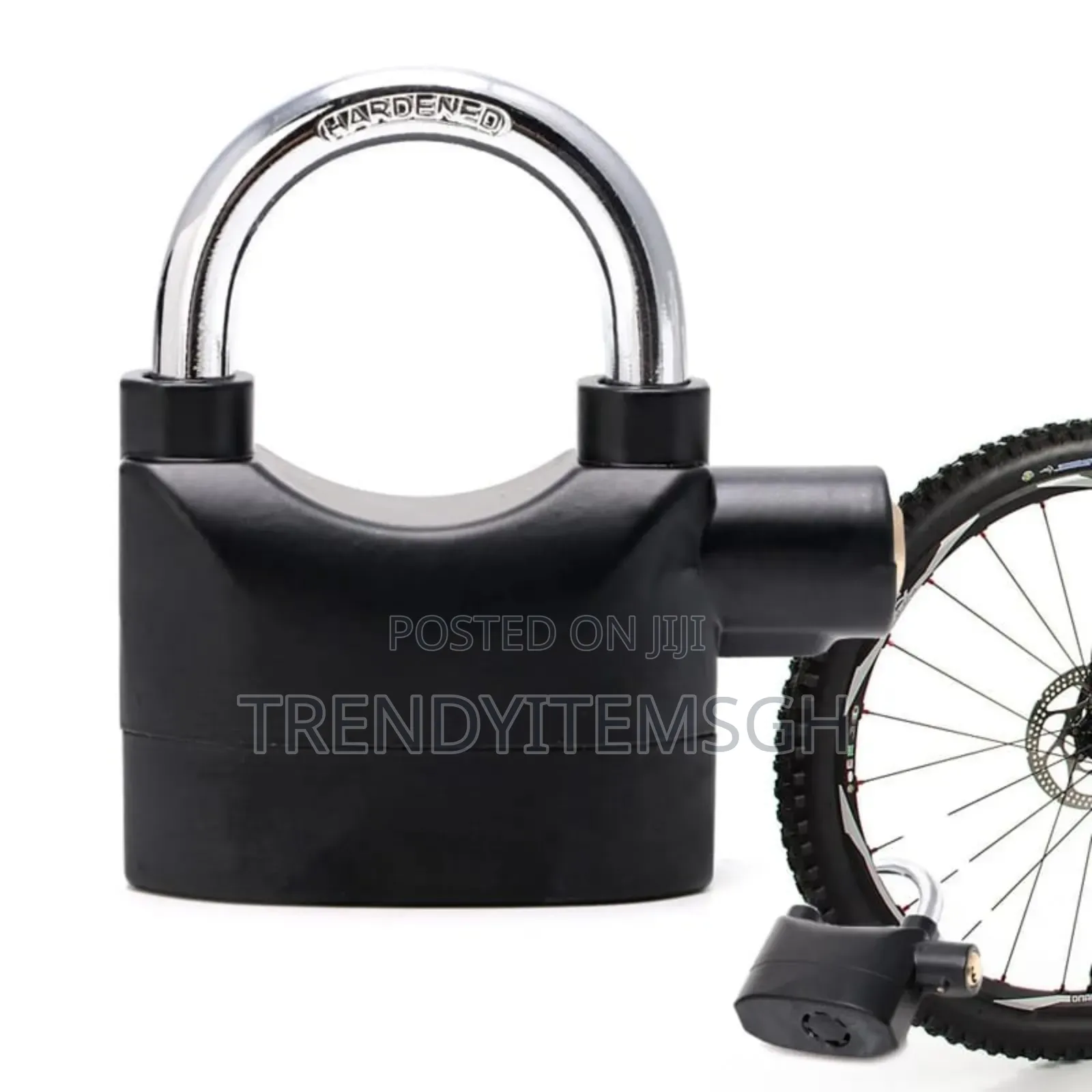 Black Waterproof Security Siren Alarm Padlock