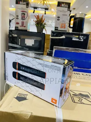 Unique JBL Wireless Two Microphone System(Black).