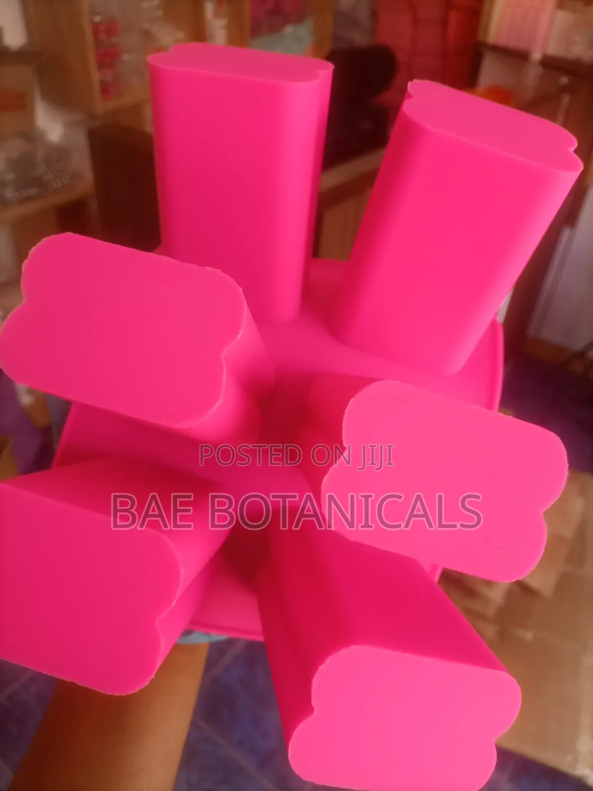6 Cavity Key Laundry Soap Sillicone Mold