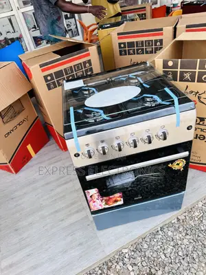 Get. New Newline Gas Cooker Ignition 4burner 60/60 Grey