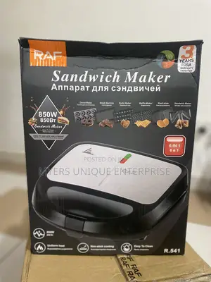 Multi-Functional 6 in 1 Sandwich Maker
