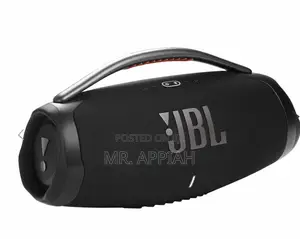 Classic JBL Boombox 3 Wireless Bluetooth Speaker(Black).