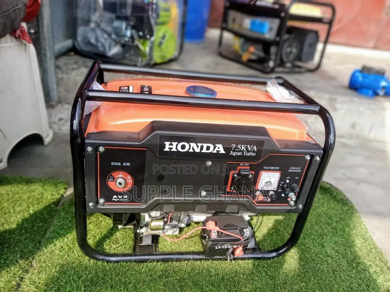 Orange Honda Generator Generator Generator Generator 7.5kva