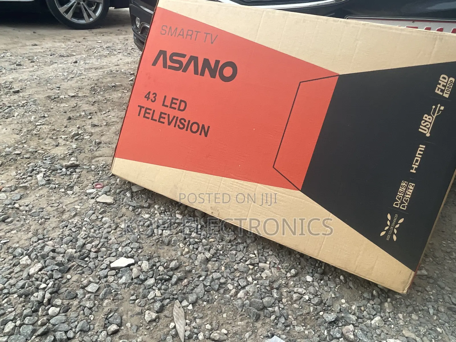 Skinny Bezel Asano 43" UHD Smart Satellite TV