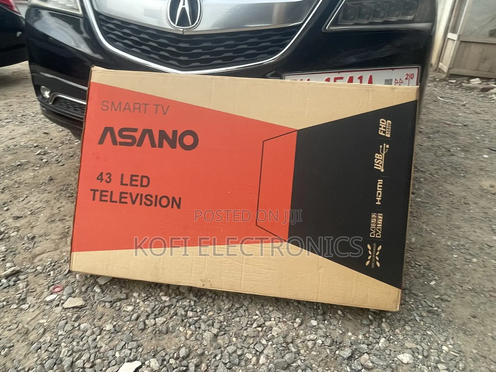 Skinny Bezel Asano 43" UHD Smart Satellite TV