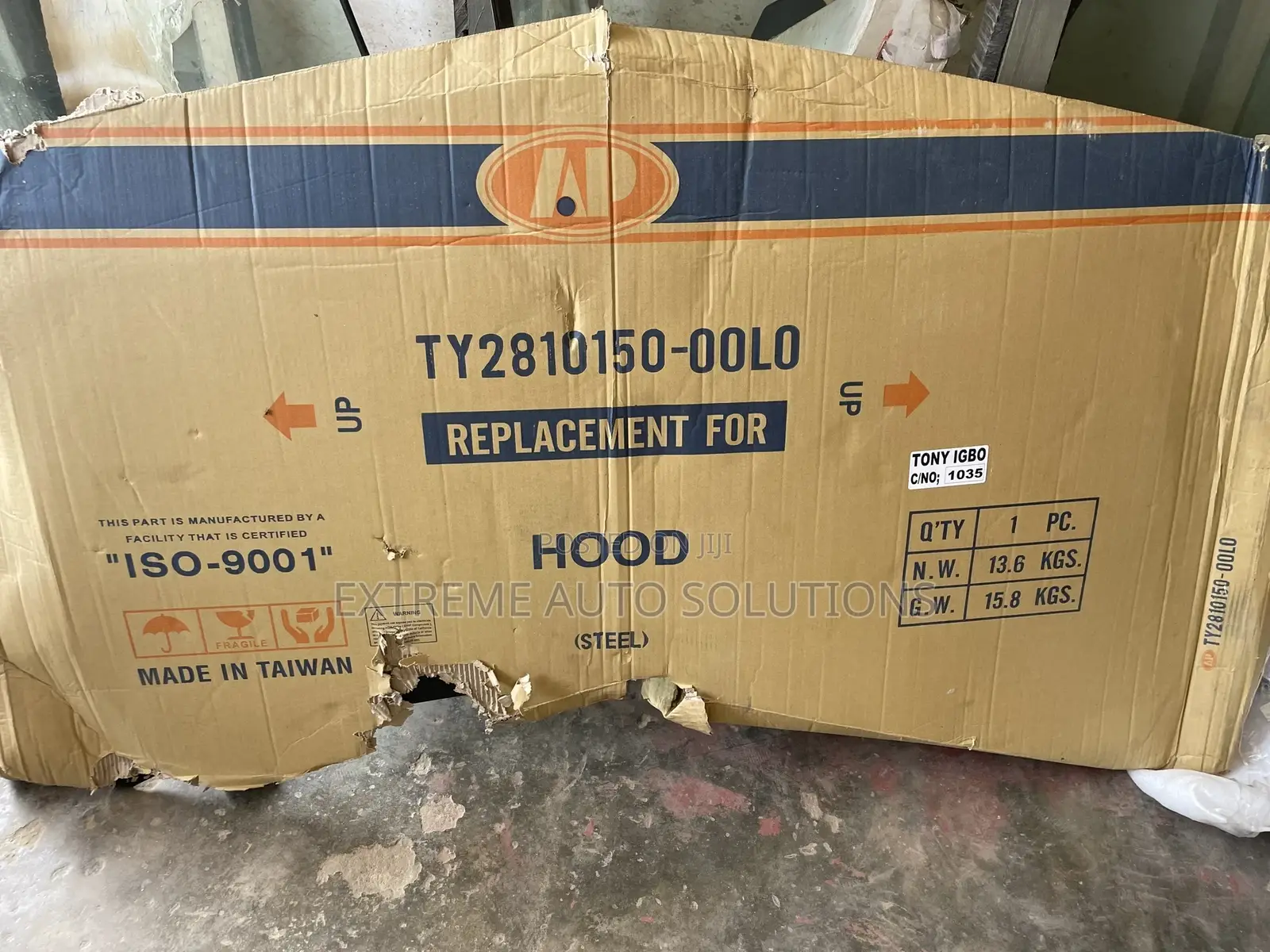 Toyota Corolla 2009 - 2013 Bonnet
