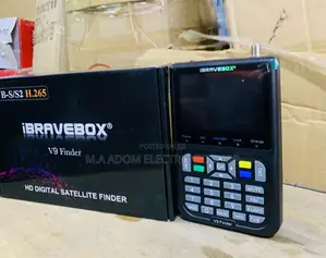 Authentic Ibravebox V9 Satellite Detector Finder(Black).