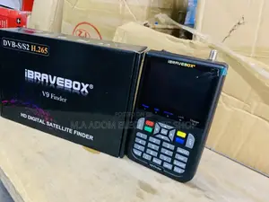 Durable Ibravebox V9 Satellite Detector Finder(Black).