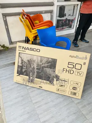 Authentic Nasco 50 Inch Full HD Satellite Television.