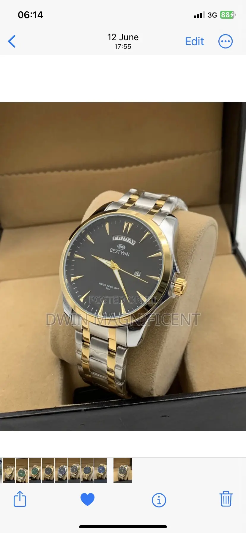 Bestwin Water Resistant Watches