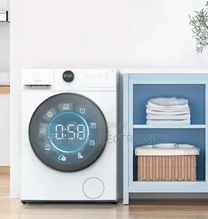 Midea 10KG Steam Wash Front Load Titanium, Wi-Fi MF200W100WB