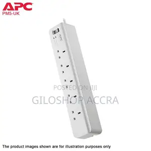 Apc Surgearrest Essential Surge Protector 1.8m 5 Outlets