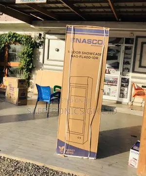 Showcase Display Nas-Fl400-1dr Glass Nasco Fridge 