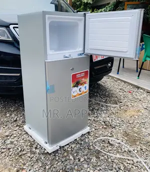 Unique Zara Double Door Electric Fridge(Gray).