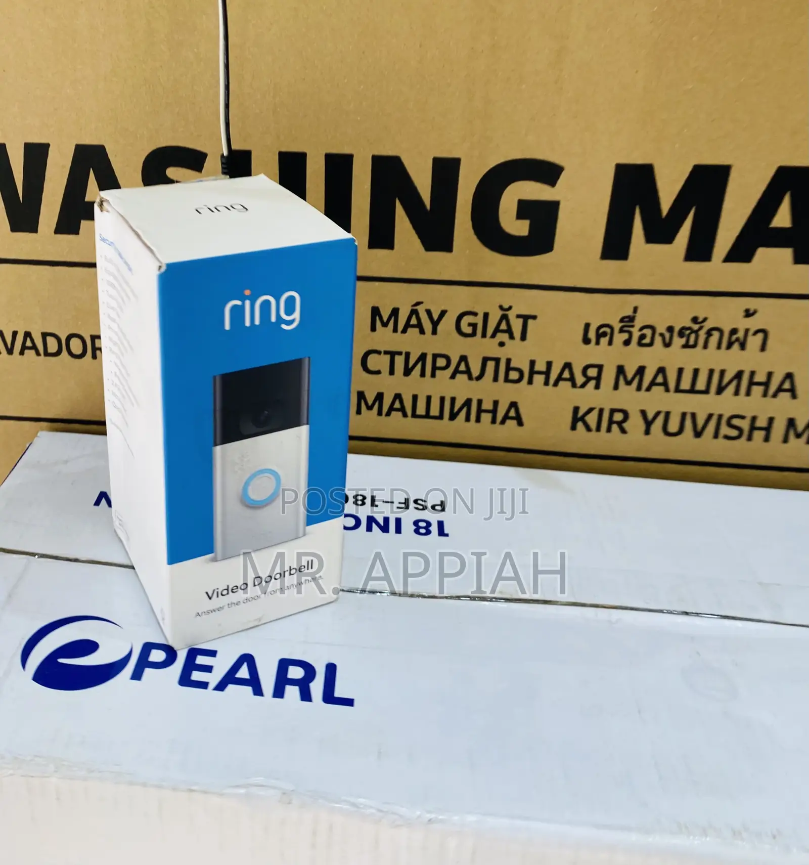 Affordable Ring Video Doorbell(Black/White).