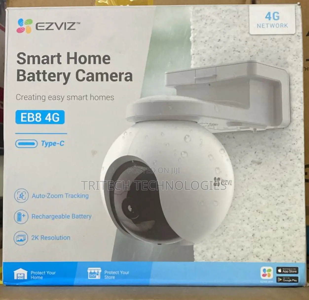 Ezviz Solar 4G Camera 3mp Eb8 4G