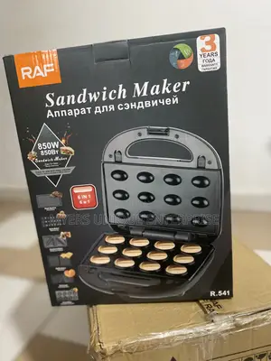 Durable Electric 6 in 1 Raf Sandwich Maker