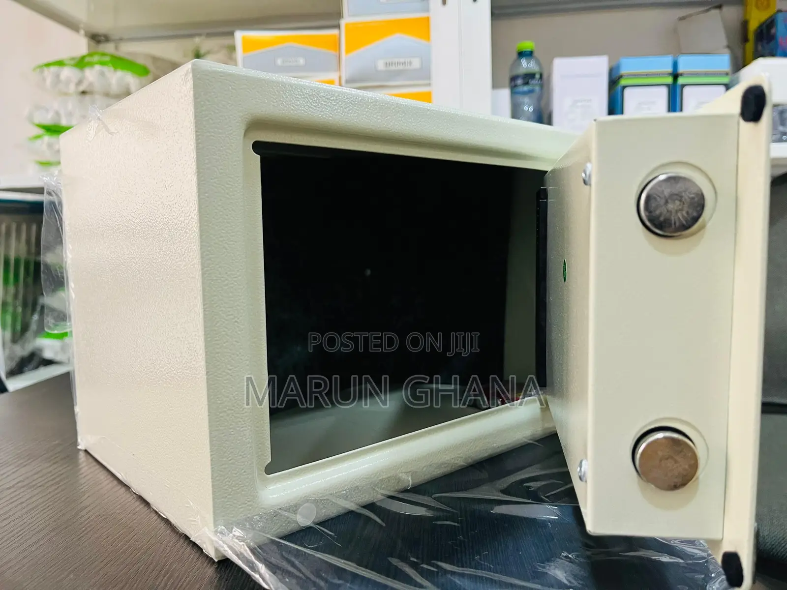 Money Safe Locker Box 20e (20l) Beige Color