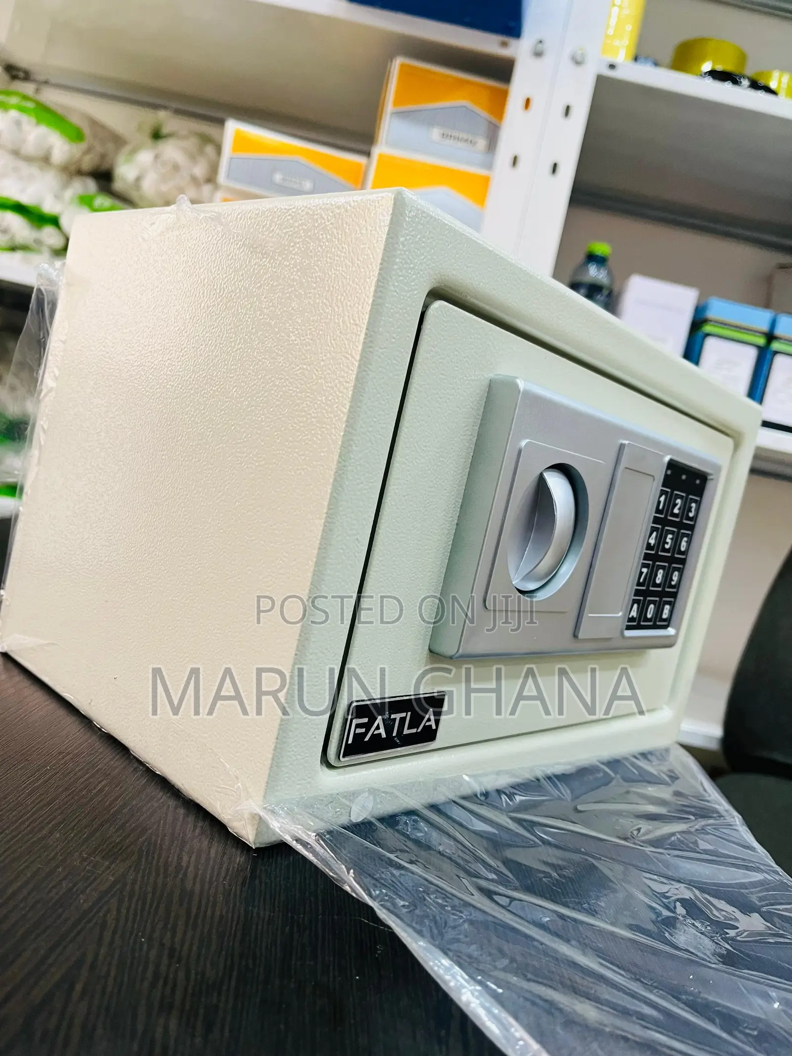 Money Safe Locker Box 20e (20l) Beige Color
