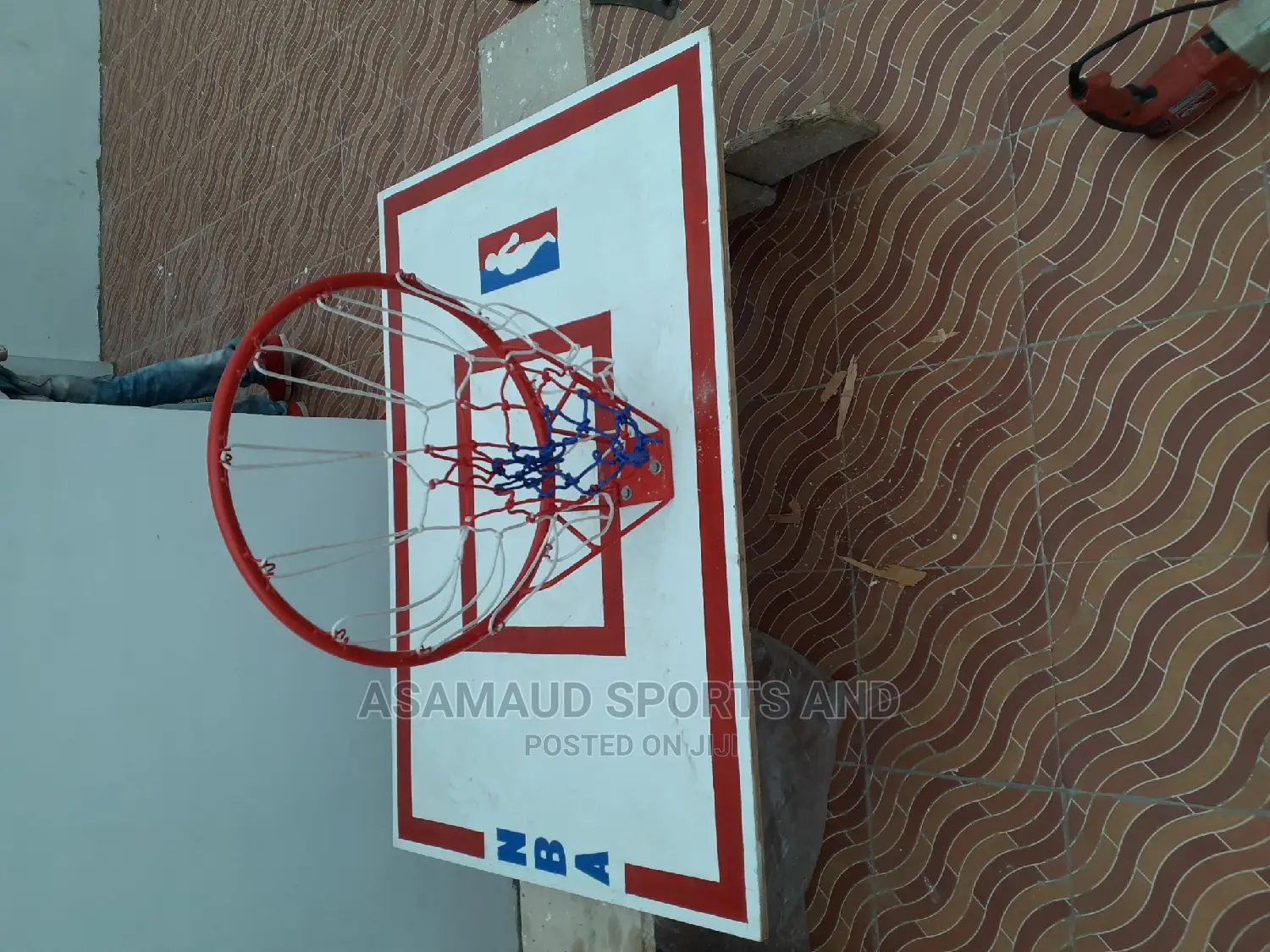 Original Set of Basketball Hoop and a Board