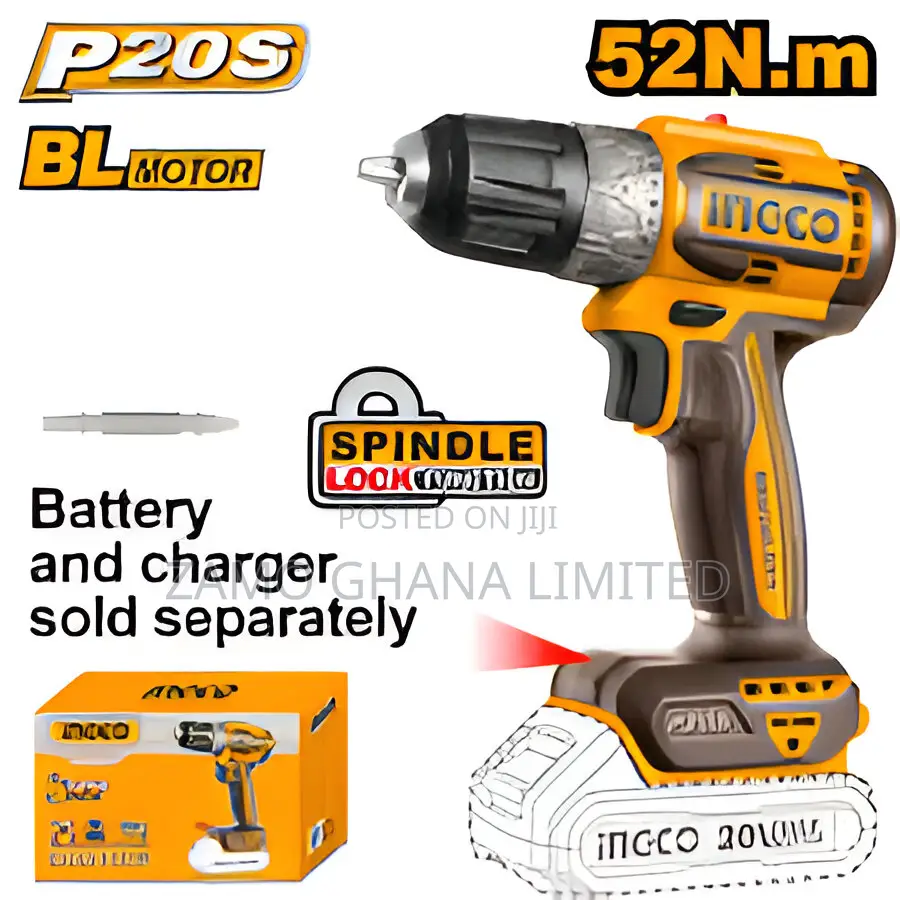 Brushless Cordless Drill 20v 52nm - Cdli204531
