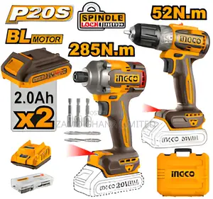 Cordless 2 PCS Combo Kit Drill + Driver 20v - Ckli20272