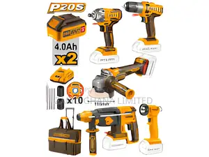 5 PCS Cordless Industrial Combo Kit 20v - Ckli2019