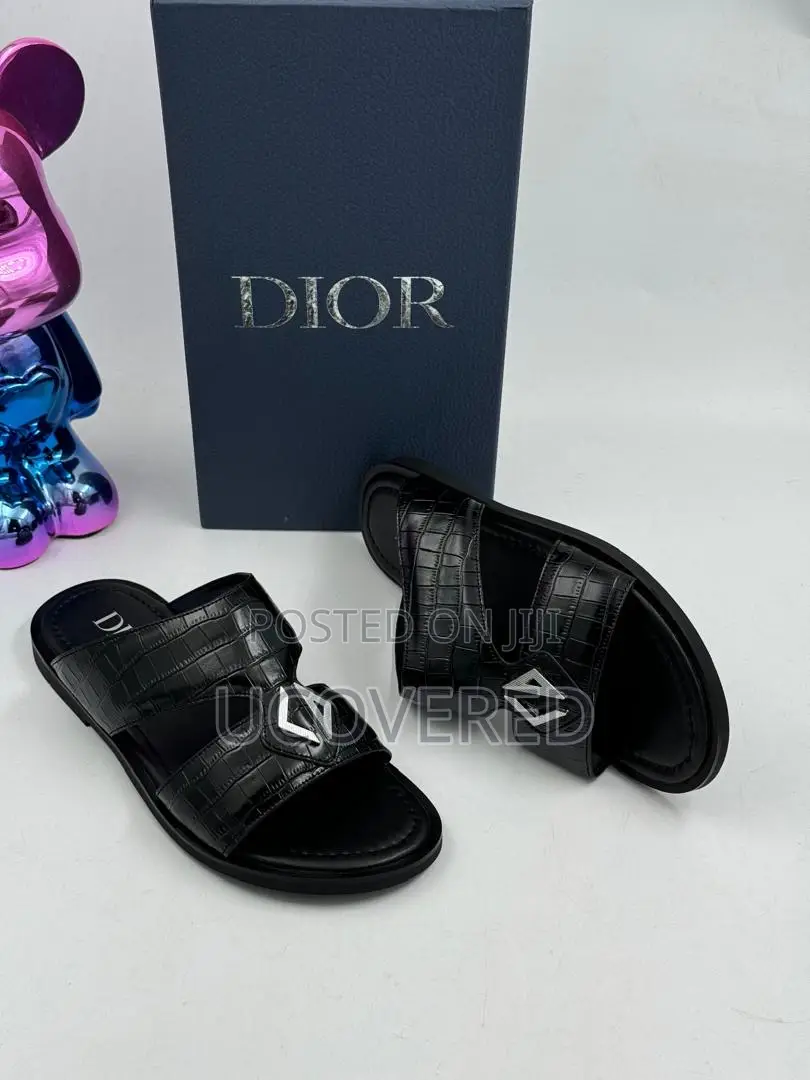 Dior Quality Men’S Leather Slippers