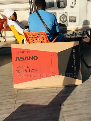 New Elegant 43 Inch Led Smart FHD Asano (Black) Television