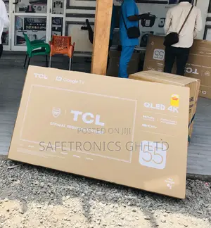Durable New (Black) TCL 55 Inch Qled Smart Television