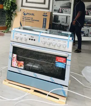 Essential 60by90 5 Gas Ferre Auto Ignition (Gray) Oven/Grill