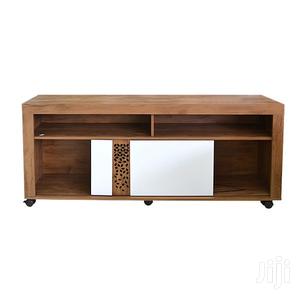 TV Rack Brown/White