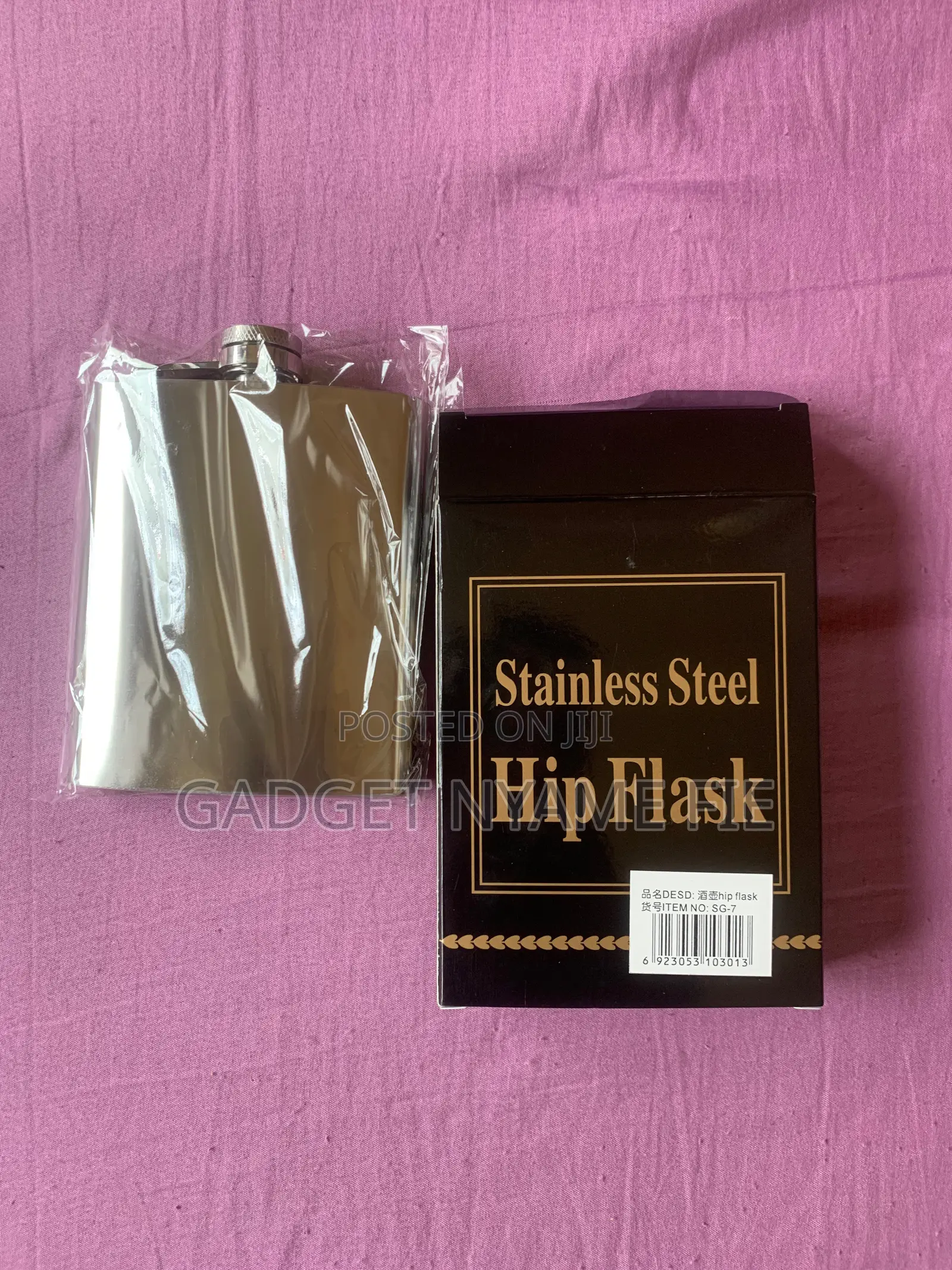 Portable Stainless Steel Hip Flask