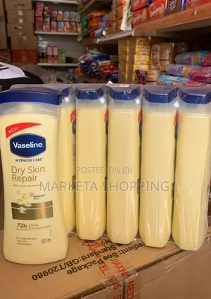 Vaseline Dry Skin Repair Body Lotion 400mlx6