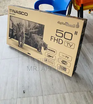 Sealed in Box Nasco 50” FHD Satellite Television(Black).