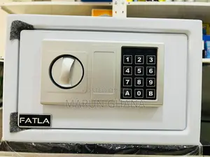 Money Safe Locker Box 20e (20l) Digital + Key - White Color