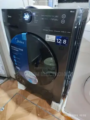 Midea 70% Energy Saving, Lower Noise 12kg/8kg Wash Dry