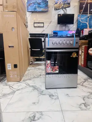 4burner ) 50/50 ) Volcano) Oven Grey Color