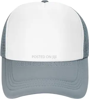 Men Women Plain Trucker Mesh Hat Snapback Blank Baseballcap