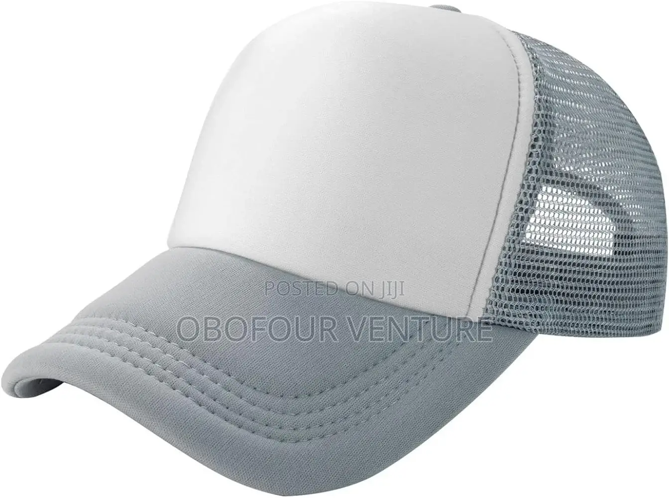 Men Women Plain Trucker Mesh Hat Snapback Blank Baseballcap