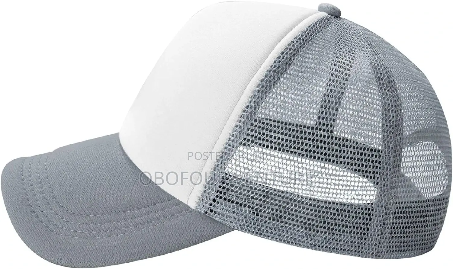 Men Women Plain Trucker Mesh Hat Snapback Blank Baseballcap