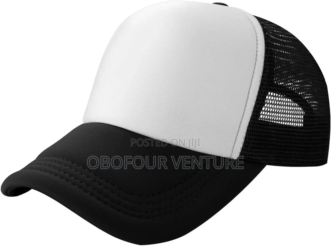 Men Women Plain Trucker Mesh Hat Snapback Blank Baseballcap