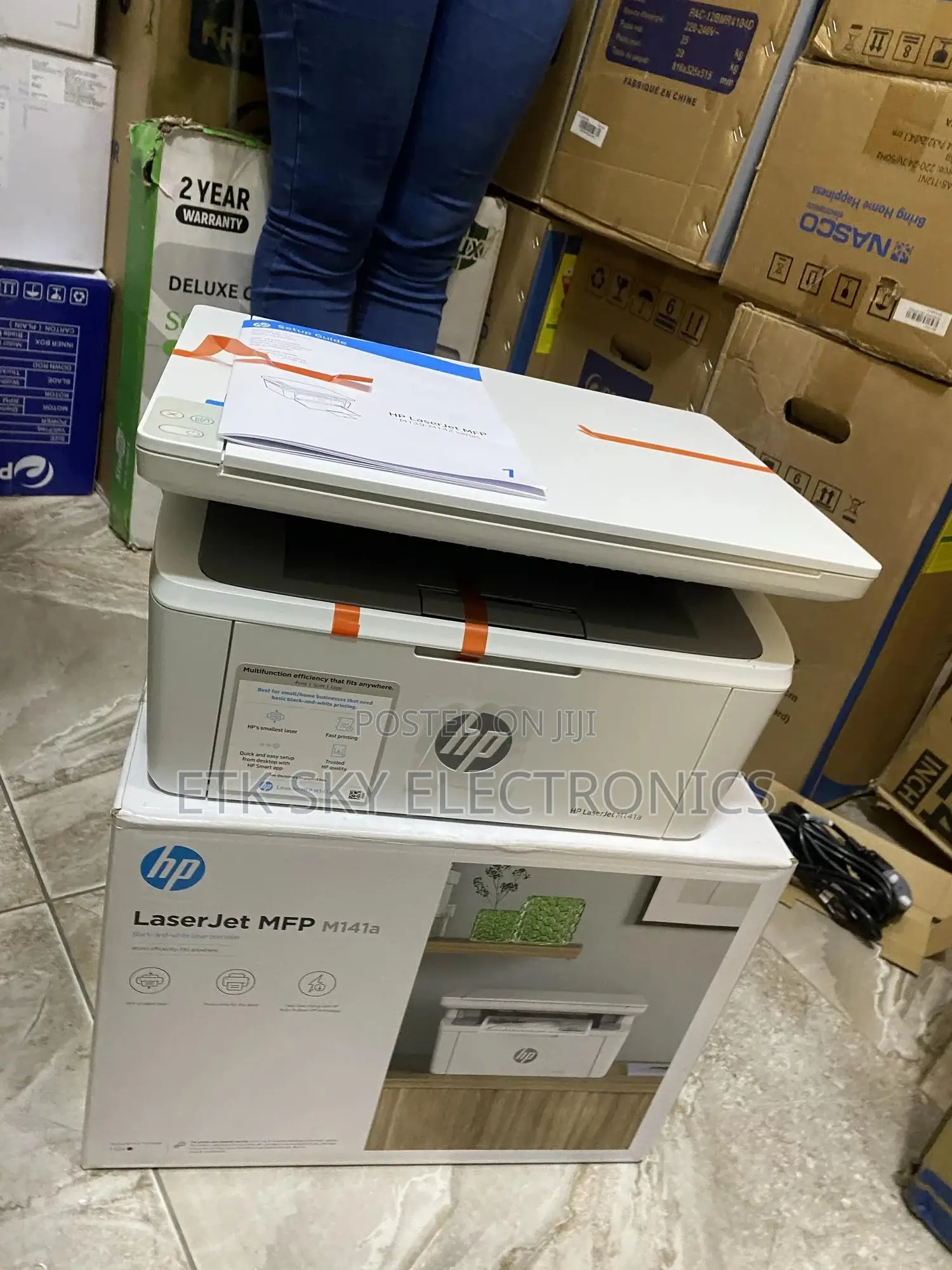 Grab 4less Hp Laserjet MFP M141a 3in1 Printer