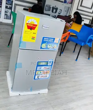2 Door Nasco Electric Table Top Fridge(Nasf2-120)Gray