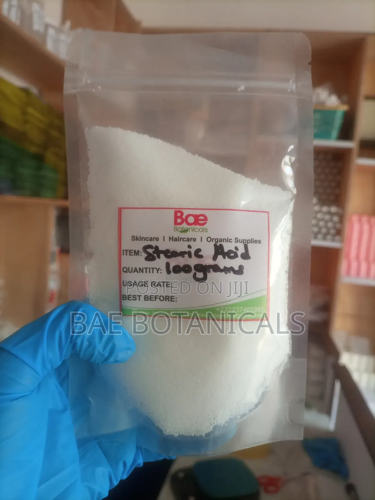 E Wax, Stearic Acid, Cetyl Alcohol