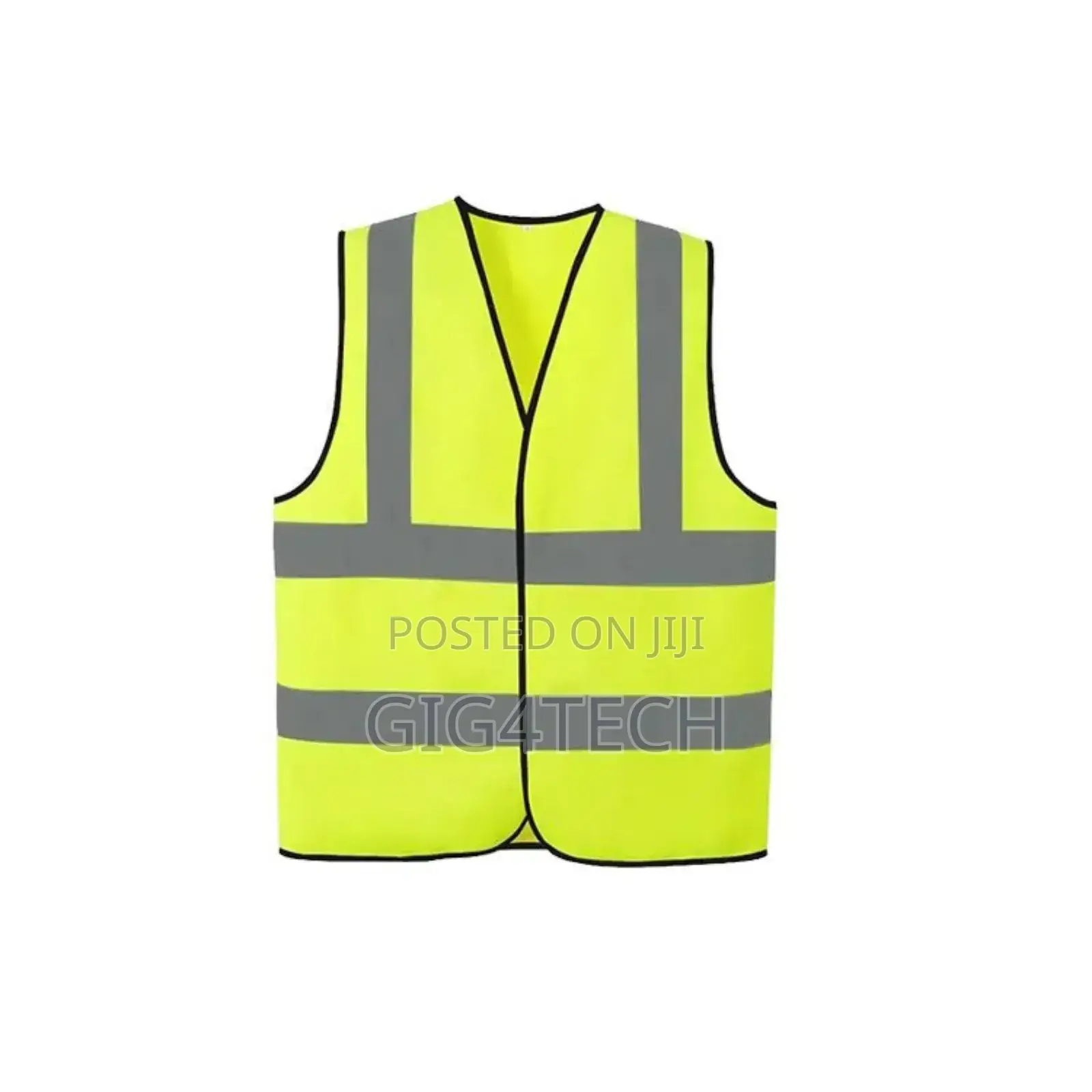 Green And Orange Reflector Vest Or Shirt