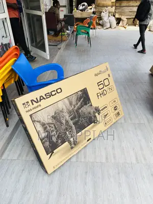 Affordable Nasco 50” FHD Satellite Electric Television.