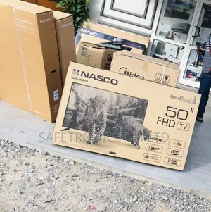 Sealed 50 Inch Nasco Digital Led New (Black) Tv.