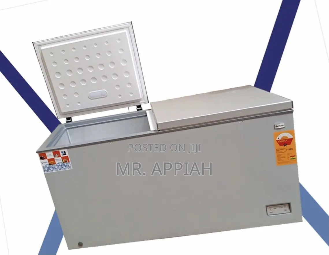 Original Pearl Chest Freezer PCF-610 (518)Ltrs,Gray.