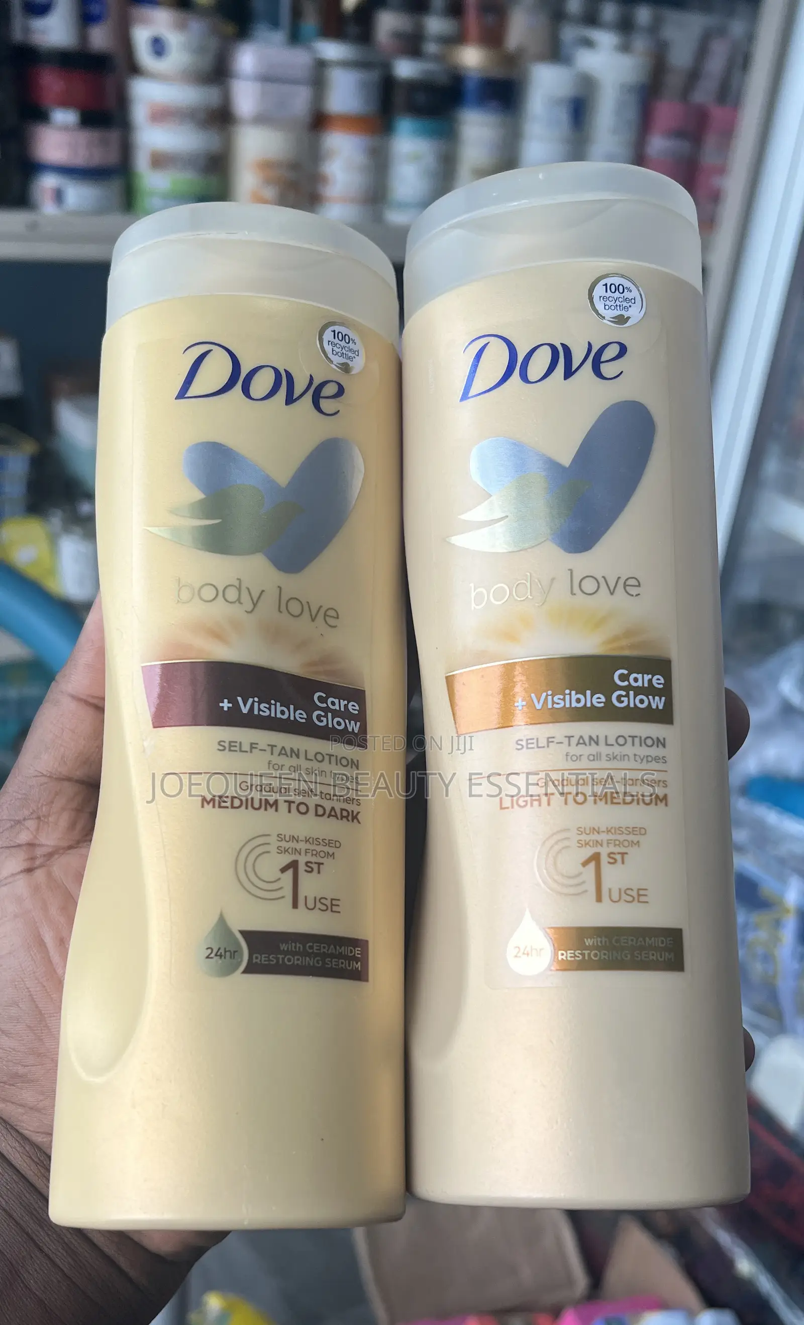 Dove Care And Visible Glow Lotion